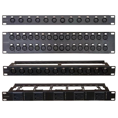 19英寸音視頻接口板 D型模塊架 機柜板系列 AS-ZH-950