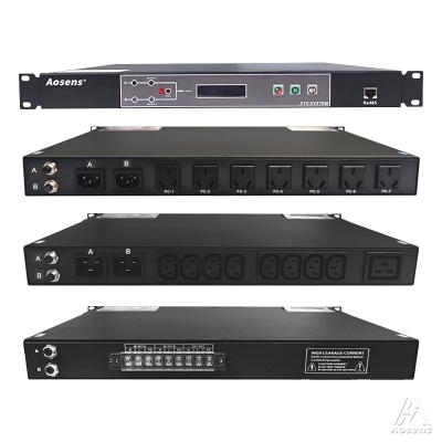 AS-MSTS 10A-32A靜態切轉換開關單相220V輸入電源 零火雙切 6ms切換